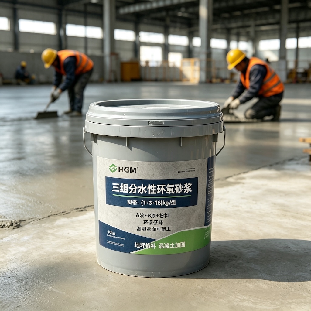 龙文三组份水性环氧砂浆